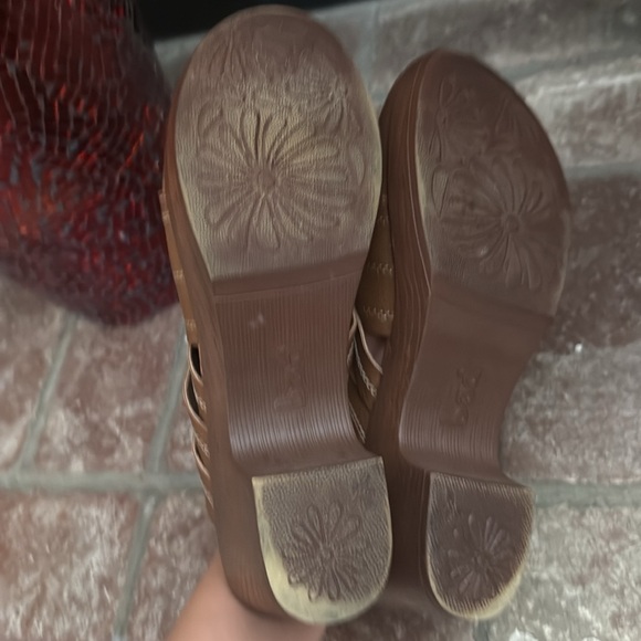 Born Of Concept Mules 9 Boho Platform Block Heel Comfort Clogs - Picture 5 of 5